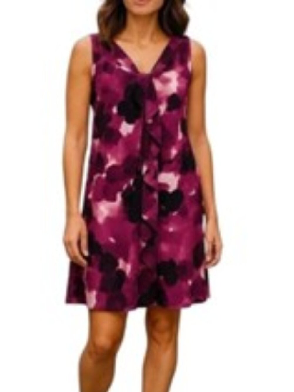 LOFT FLORAL /ABSTRACT DRESS Size 10